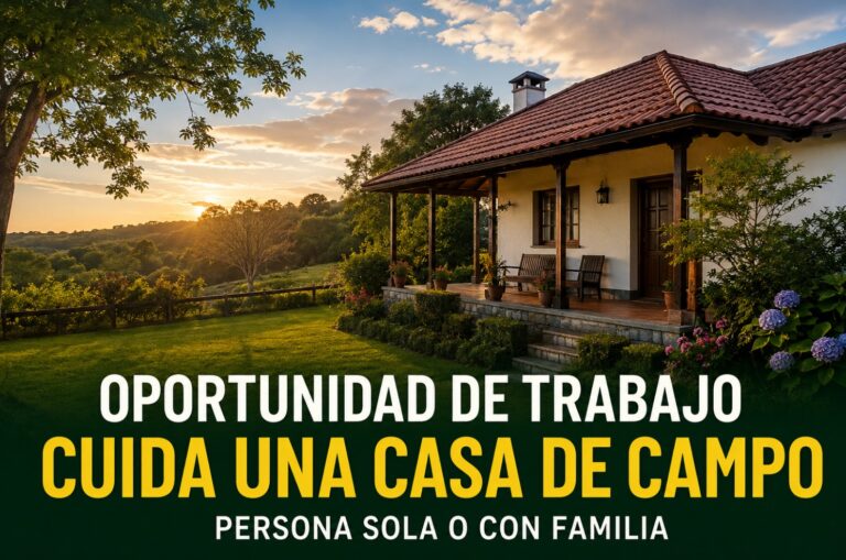 Se busca persona para cuidar una casa vacía: conoce esta oportunidad de trabajo